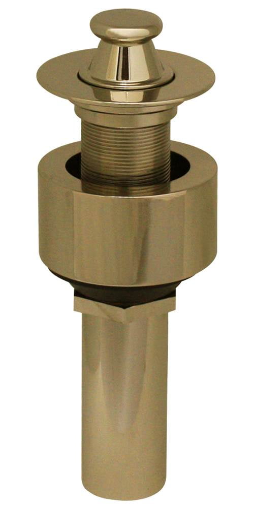 Lift and Turn Drain in Polished Brass