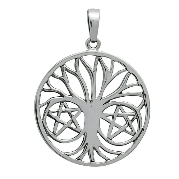 Starlinks Silver Pentapha Tree of Life Pendant for Protection