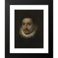 thumbnail image 2 of Anonymous 15x18 Black Modern Framed Museum Art Print Titled - Portrait of a Man, 2 of 5
