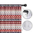 thumbnail image 4 of Blackout Kids Curtains,Red Christmas Deer and Snowflake Pattern Childrens Insulated Curtains Set Of 2,Bedroom Essentials,Toddler Room Decor 52"x84", 4 of 5