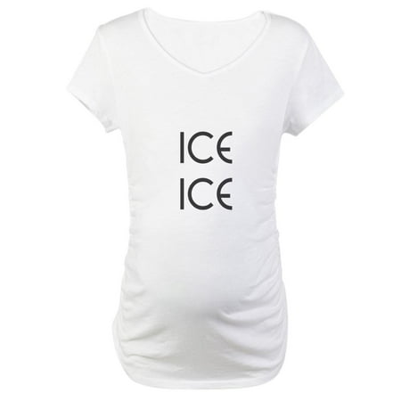 

CafePress - Ice Ice Maternity T Shirt - Cotton Maternity T-shirt Cute & Funny Pregnancy Tee