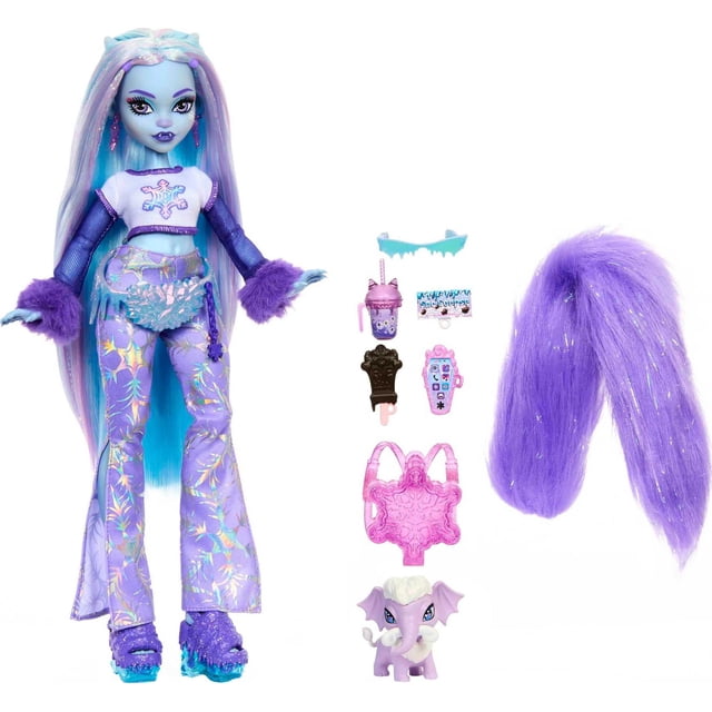 Muñeca moderna de Monster High Abbey Bominable Yeti con mascota Monster High NA