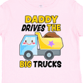 thumbnail image 4 of Inktastic Daddy Drives the Big Trucks with Dump Truck Boys or Girls Toddler T-Shirt, 4 of 5
