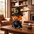 thumbnail image 3 of syligr 11Inch Halloween Pumpkin Plush Toy, Soft Cute Stuffed Animal Doll for Home Shelf Sofa Decoration,Spooky Party Decor, Birthday Gift, 11Inch, 3 of 7