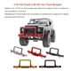 thumbnail image 5 of Vogacara 1/10 Control remoto 2,4G coches parachoques delantero modificación piezas de repuesto reparación montaje reemplazo para MN 999 Kits de construcción modelo Rojo Vogacara FN010273-01, 5 of 6
