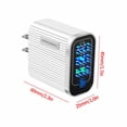 thumbnail image 2 of Chargeur Mural Portable pour Téléphone Intelligent 3USB 2.1A Chargeur Rapide, 2 of 6