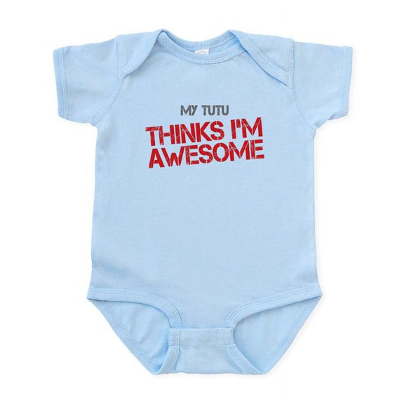 CafePress - Tutu Awesome Infant Bodysuit - Baby Light Bodysuit, Size Newborn - 24 Months