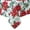 Christmas Floral, variant on Decorative Tablecloth, Wrinkle and Stain Resistant, Spillproof Water Repellent, Easy Care Washable Polyester Fabric for Dining, Kitchen, Holiday and Party, 60" x 84", Christmas Floral