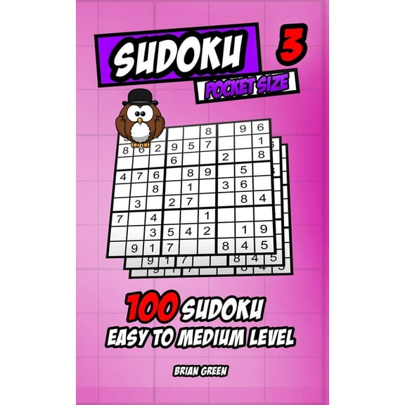 Brain Games Club: Sudoku Pocket Size 3: 100 Sudoku Easy To Medium Level (Paperback)