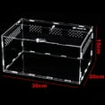 thumbnail image 5 of Insect Feeding Box, Acrylic Terrarium Container for Spider Lizard Frog Scorpio,Pet Reptile Habitat（L）, 5 of 5