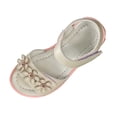thumbnail image 2 of Kureaily Breathable Girls Sandals For Toddler Kids Lightweight Comfortable Casual Outdoor Play Shoes For Ages 1 10 Years/ Size 8,1.5-2 Years(Beige), 2 of 5