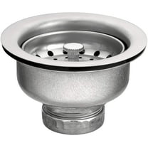 Moen 22037 3-1/2 Inch Drop-In Basket Strainer with Drain Assembly, Satin