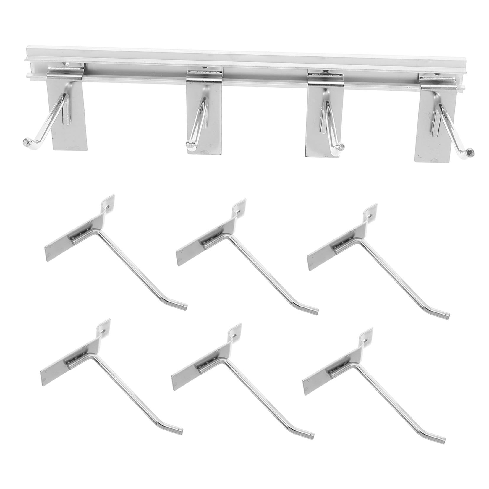 BESTYASH Heavy Duty Metal Panel Hooks 1 Set Wall Mounted Pegboard Organizer for Garage Kitchen Workbench Storage