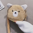 thumbnail image 1 of PENGXIANG Sac à Bandoulière en Peluche pour Fille avec Sangle Réglable pour Randonnée Voyage, 1 of 5