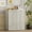 White, variant on 31” Sideboard Cabinet with Storage, Fluted Accent Cabinet with Adjustable Shelves, Modern Wood Credenza Cabinets with Pop-up Doors for Entryway Kitchen Living Room Hallway, Walnut