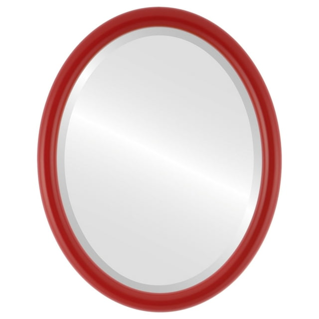 Miroir Encadré Pasadena - Rouge des Fêtes