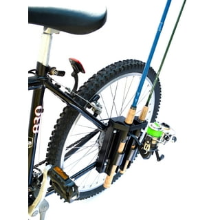  Bike Fishing Rod Holder,Holds 2 Rods,Rod Rack for Bicycle  Fishing (Black) : Sports & Outdoors