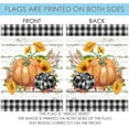 thumbnail image 5 of SM-XLHN 28x40 Inch Double Sided Garden Flag Thanksgiving Flag, Autumn Turkey Fall Thanksgiving Garden Flag House Flag For Outdoor Yard Decoration, 5 of 5