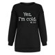 thumbnail image 4 of Moda mujer suelta cuello redondo casual manga larga impresa señoras sudadera tops Pompotops gfhjh17681, 4 of 6