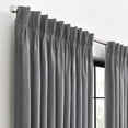 thumbnail image 3 of Waverly Serendipity Pinch Pleat Light-Filtering Window Panel, 50" X 84", Gray, 3 of 5