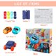 thumbnail image 1 of Juguetes de pista de carreras de coches mágicos flexibles intercambiables para niños y niñas, juego de pistas de coche para niños, coche de carreras con luz LED46 piezas con CAJA zhangmengya unisex, 1 of 2