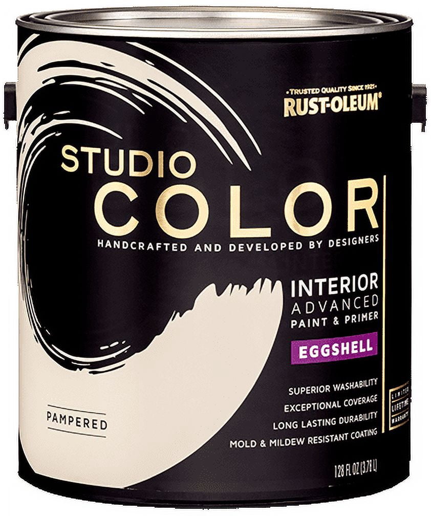 Pampered, Rust-Oleum Studio Color Interior Paint + Primer, Eggshell Finish, Gallon