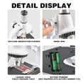thumbnail image 5 of Kids Microscope Kit 1200X HD, STEM Biology Science Experiment Set, LED Illumination with 7 Filters, Prepared Slides & Tools, Educational Toy for Ages 8-12, Home School Lab Exploration, 5 of 9