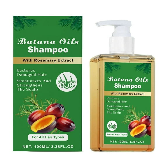 Batana Oil Hair Care Shampoo, Nourishes and Volumizes, 100ml, for Men and Women