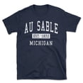 thumbnail image 1 of Au Sable Michigan Classic Established Men's Cotton T-Shirt, 1 of 1