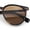 Tortoise - Brown, variant on Hipster Thin Horn Rim Round Plastic Retro Normcore Sunglasses Black - Blue