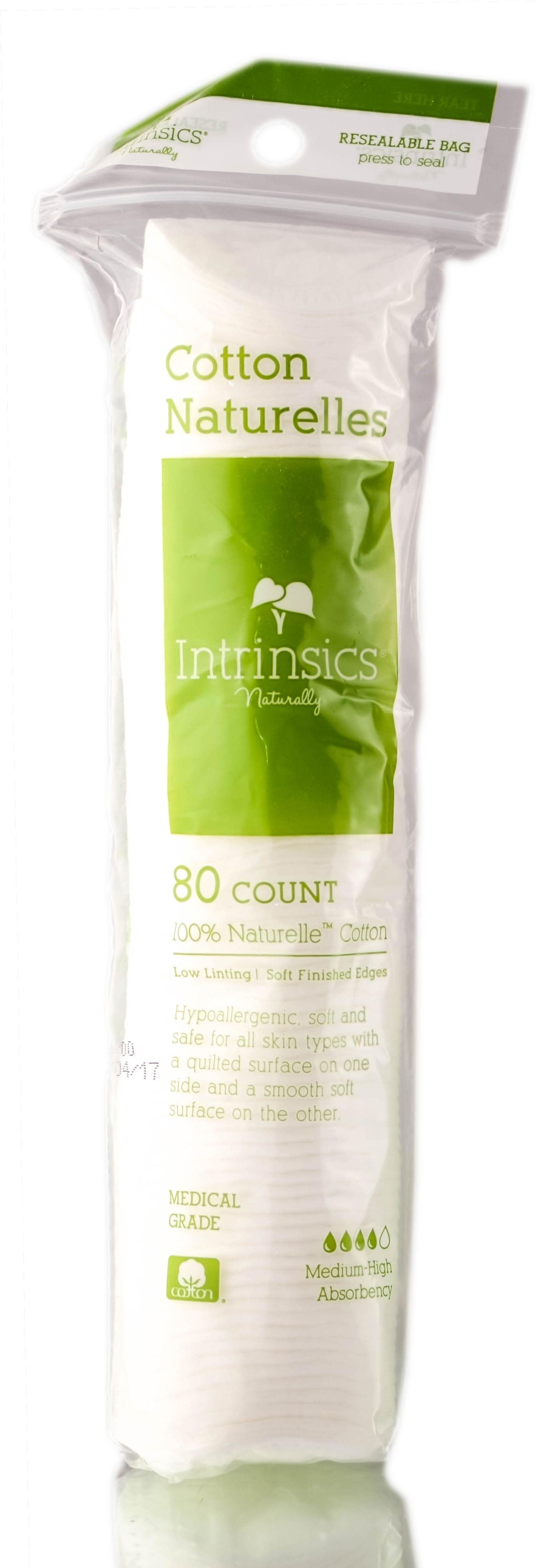 100 Naturelle Cotton Rounds 2" 80 Count