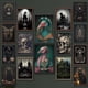 thumbnail image 2 of Impresiones de póster de cuervo negro para sala de estar, decoración del hogar, bruja gótica Victoriana, pintura de lienzo de gato negro, arte de pared, 2 of 4