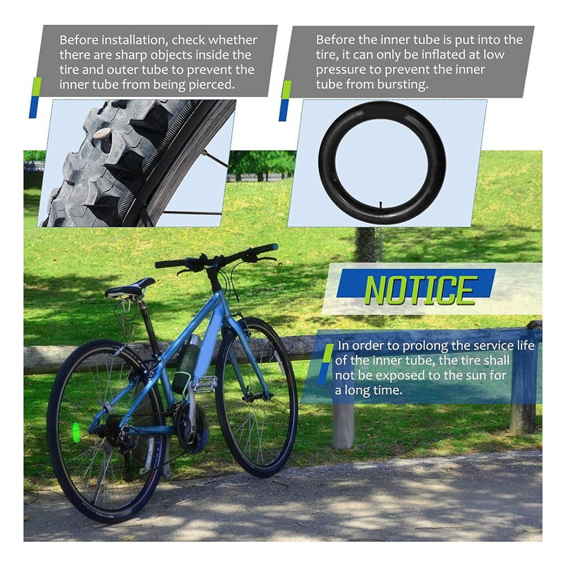 2 Pack 26X4.0 Fat Bike Tube with AV 32mm Valve Bike Tubes with 2 Tire Levers for Road Mountain E Bike Walmart