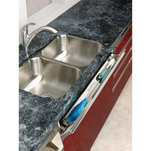 Rev-A-Shelf 6542-14-52 Tip Outs Slim Base Cabinet Organizers ;Almond