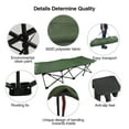 thumbnail image 4 of REDCAMP Folding Camping Cot for Adults 500lbs Heavy Duty, Extra Wide Oversize Portable Sleeping Bed Foldable Cot for Camp Travel Office Outdoor,XXL, 4 of 10