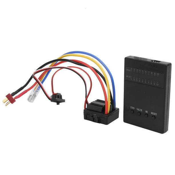 ESC Program Card,Waterproof 80A Brushed ESC Waterproof ESC Program Card