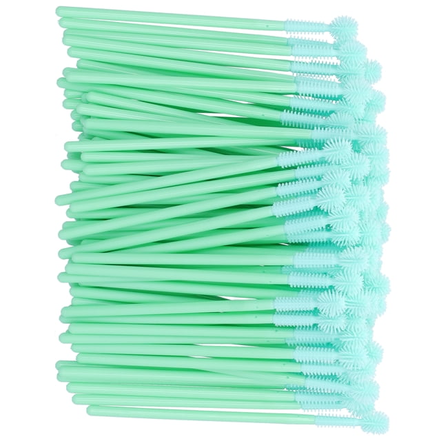 Aplicador de extensión de pestañas Jadeshay 100 piezas Cepillo de rímel desechable
