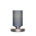 thumbnail image 1 of Luna 51-GP-4062 Luna Accent Table Lamp Shown In Graphite Finish With 4" Gray Matrix Glass, 1 of 1