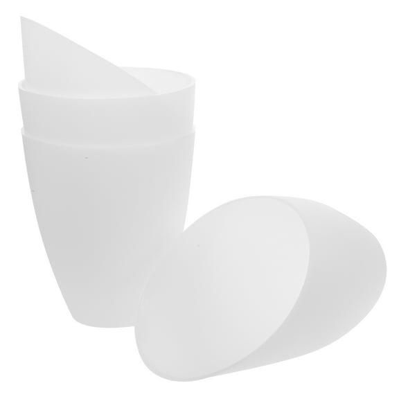 Supvox 4Pcs Decorative White Lamp Shades for Table Lamp Softens Light Suitable for Modern Style