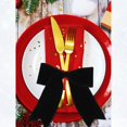 thumbnail image 3 of Cinta decorativa Yungyan de terciopelo negro, 6,4 cm x 55 m, impermeable, 3 of 6