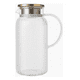 thumbnail image 1 of Jarra De Vidrio 2l Para Agua Cristal Tapa Acero Inoxidable Xtellar transparente, 1 of 3