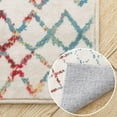 thumbnail image 3 of 2x3 Rugs for Entryway, Washable Entryway Rug Boho Small Area Rug, Non-Slip Soft Vintage Geometric Low-Pile Door Mat Indoor Entrance Carpet for Bedroom Kitchen Bathroom Living Room, Multi, 3 of 6