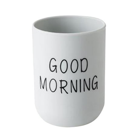 

Bathroom Toothbrush Circular Cup Simple Plain Cup Couple Tooth Cup Good Morning Washing Cup Set Wooden Mugs 20oz Drinking Set up Vintage Coffee Mug Set Mug Set And Rack Vintage Diner Coffee Mug