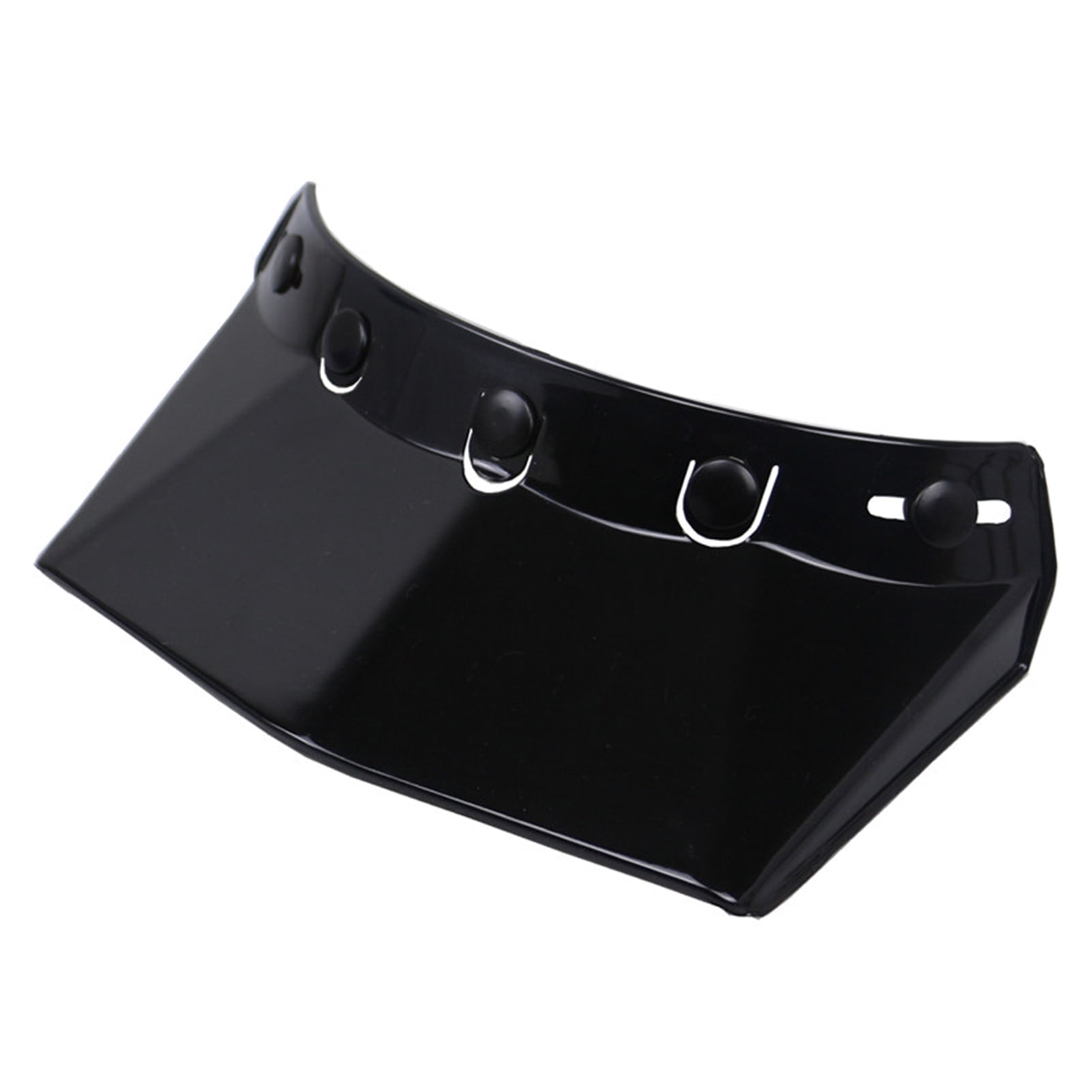 Dcenta Universal 5Snap Visor for Open Face Motorcycle Helmet Wind Flip