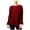 Red - newreddbk, variant on Style & Co Flared Crew Neck Sweater New Red Black M