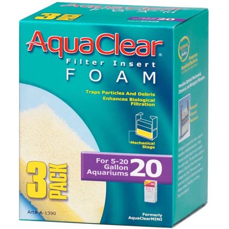 Aqua Clear 20 (Mini) Foam Filter 3Pk