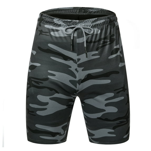 Men’s 2 in 1 Running Shorts 5" Quick Dry Gym Athletic Workout Shorts for Men with Pockets For Phone Stash Cash Keys Cards