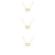 thumbnail image 1 of Collar de Amistad Minnieouse Ins Doce Signo del zodiaco Joyería Cadena Colgante a prueba de herrumbre Accesorio de moda Acuario oro Type1 NO1, 1 of 6