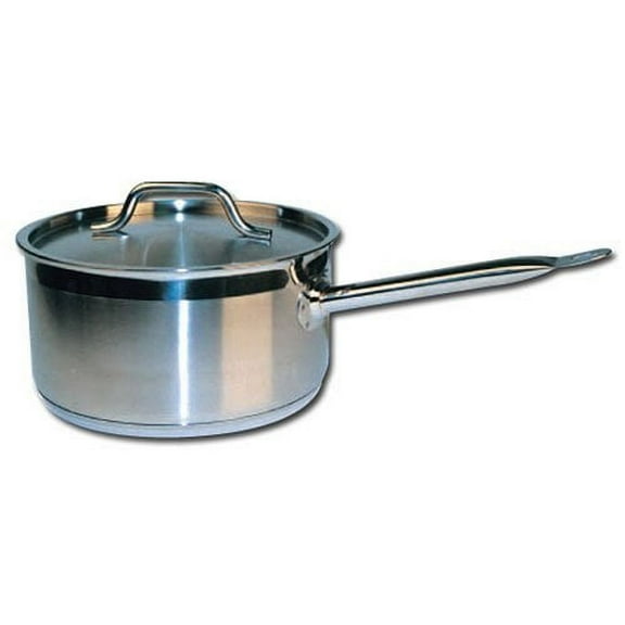 Winware by Winco Stainless Steel Sauce Pan with Cover 7-1/2 Quart