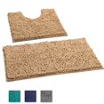 thumbnail image 1 of Luxurux 2 Pezas de Alfombrilla de Baño Con Ducha de Bare Extra Suave Alfombra de Baño de Baño + Alfombra de Inodoro en Forma de U. 1 '' Material de microfibra, TPR LuxUrux tapetes para baño, 1 of 1